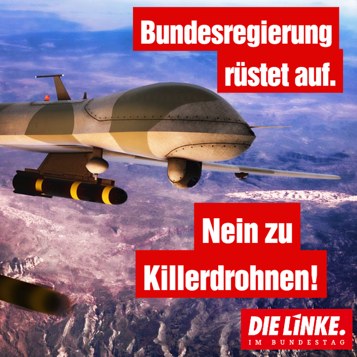 Keine Killerdrohnen für die Bundeswehr!